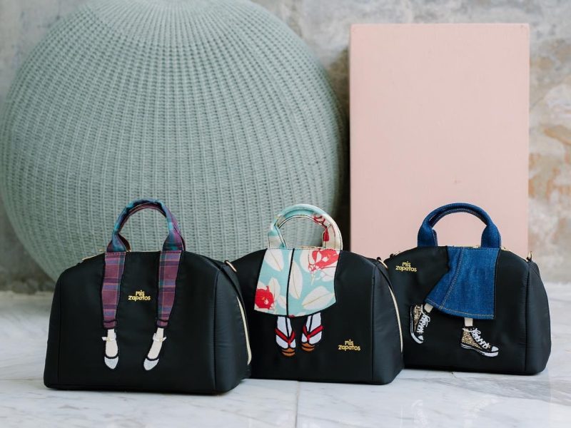กระเป๋าถือ Mis Zapatos #1805 ผลงานผลิตโดยโรงงาน CKNAKA